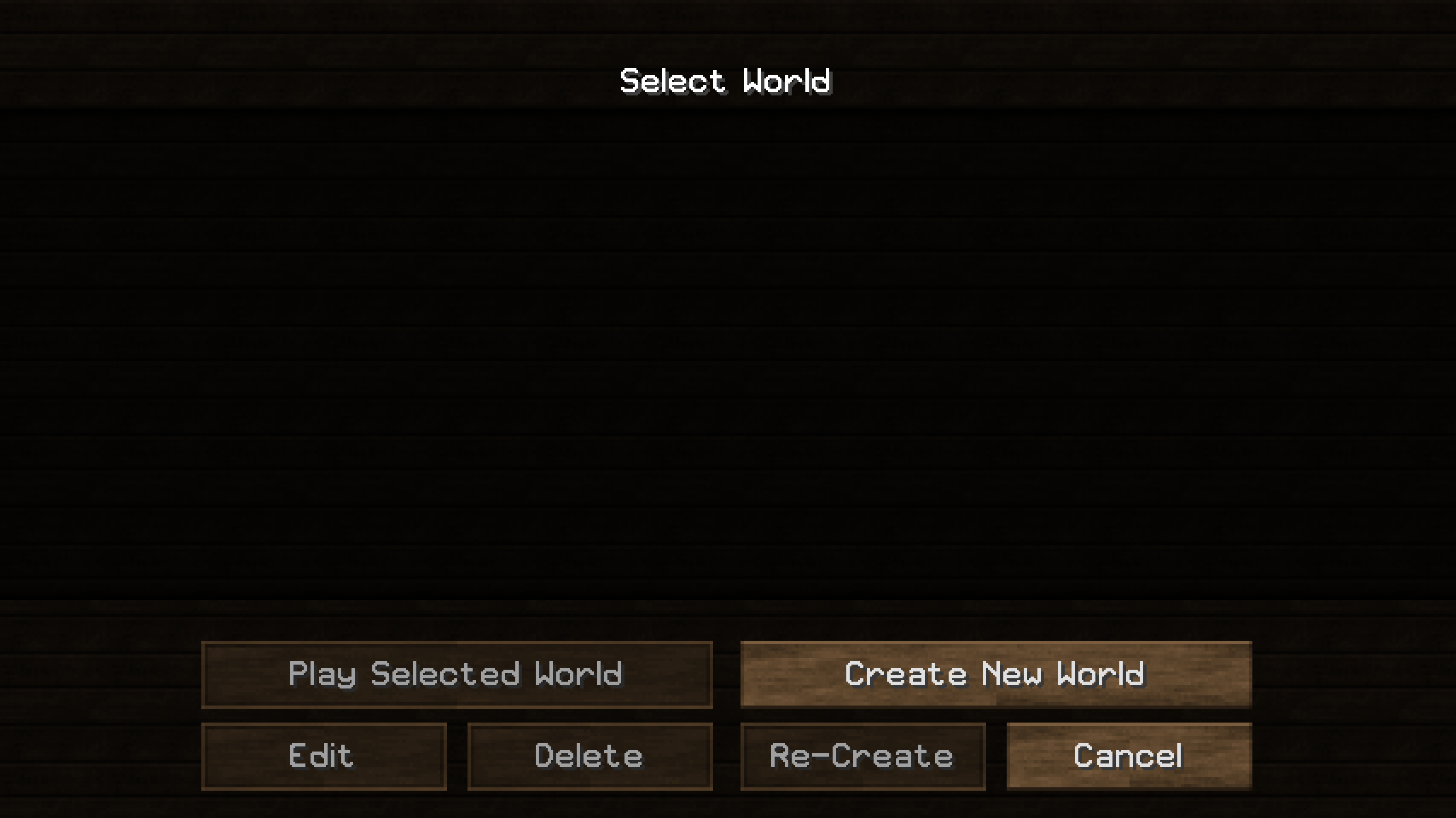 Play Selected World